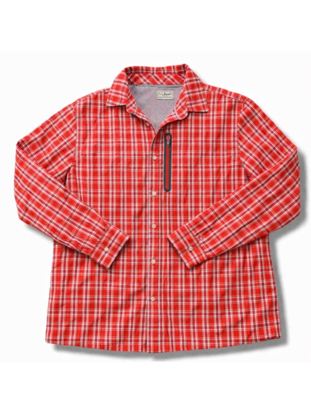 L.L.Bean Plaid Button‑Up Shirt – Men’s Large | Outdoor Core | Heritage Prep |